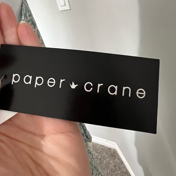 Paper Crane Blue Floral Tank - Picture 6 of 7